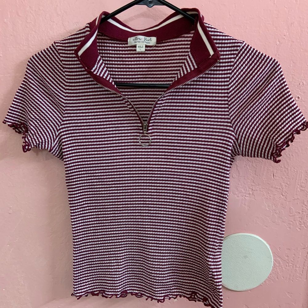 Quarter zip top